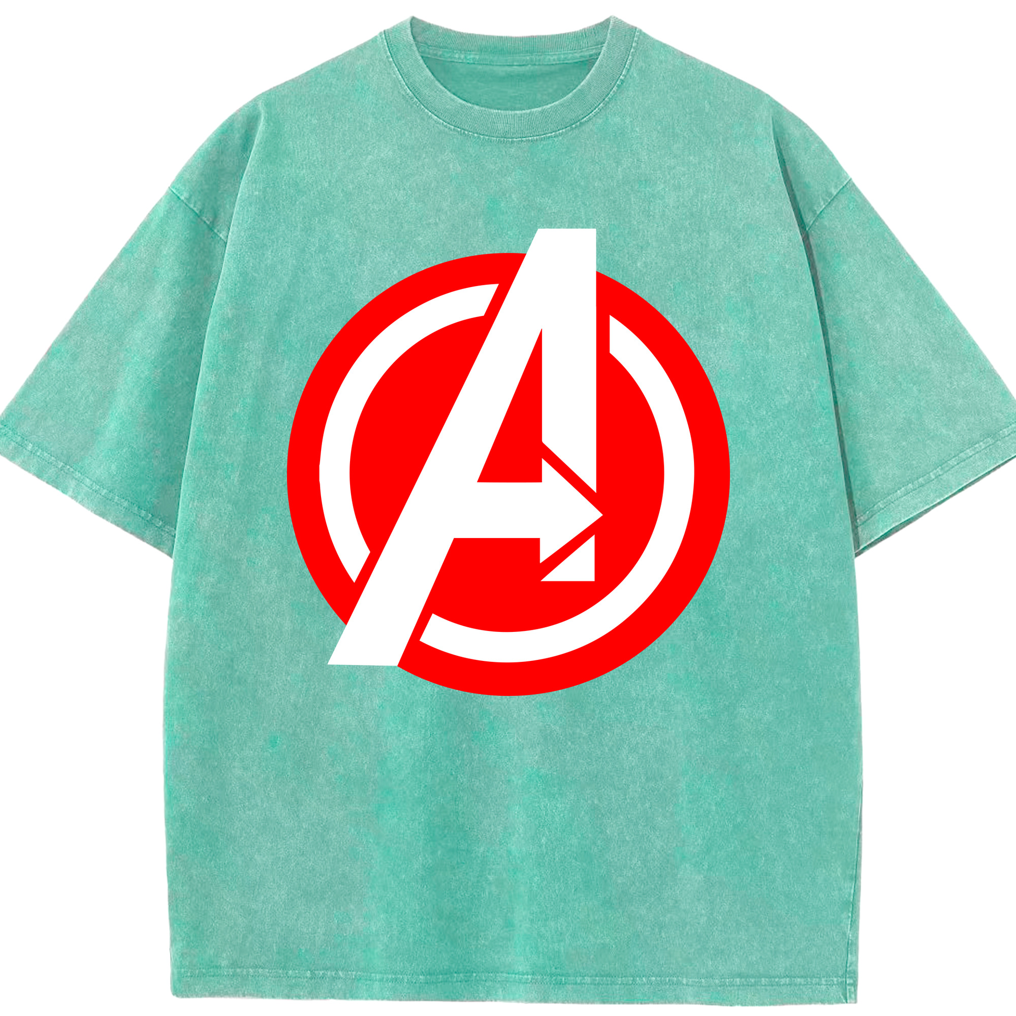 （画像用） アベンジャーズ The Avengers 綿100% ヴィンテージ風 半袖Tシャツ（フロントプリント）